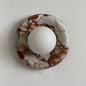 Solene Red Marble Wall Sconce