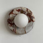 Solene Red Marble Wall Sconce