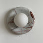 Solene Red Marble Wall Sconce
