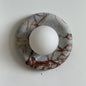 Solene Red Marble Wall Sconce