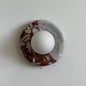 Orli Red Marble Sconce