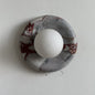 Solene Red Marble Wall Sconce