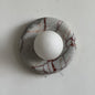 Solene Red Marble Wall Sconce