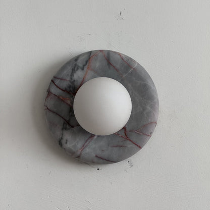 Solene Red Marble Wall Sconce