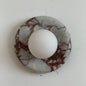 Solene Red Marble Wall Sconce