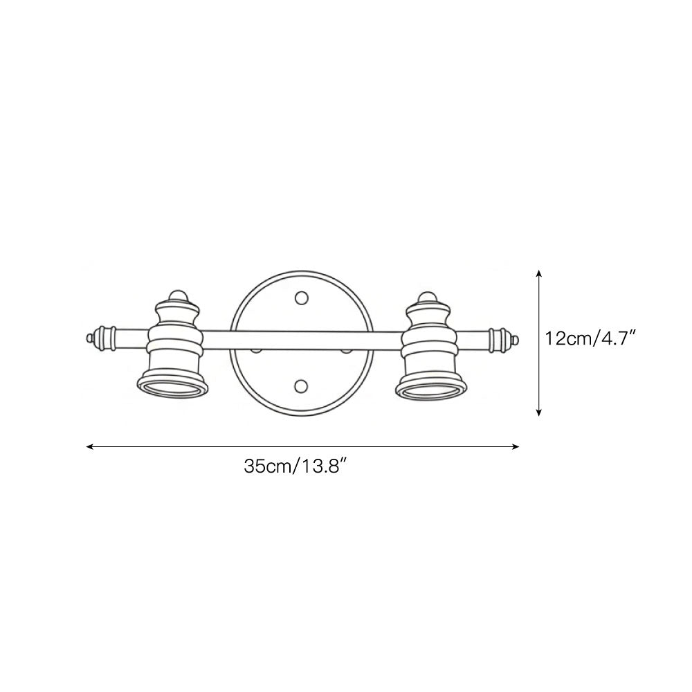 Doria Brass Wall Lamp