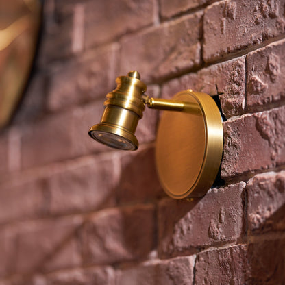 Doria Brass Wall Lamp