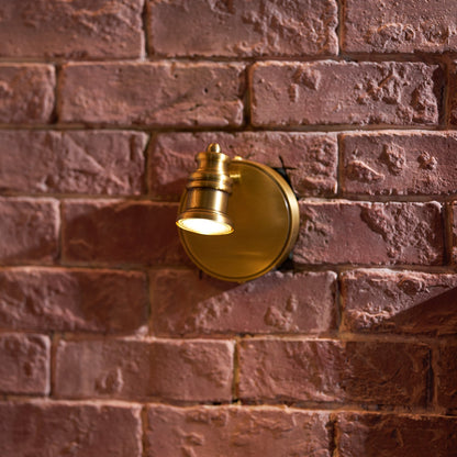 Doria Brass Wall Lamp