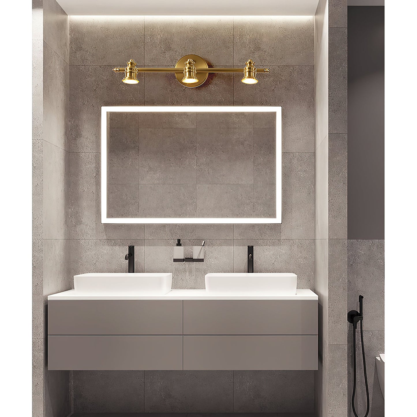 Doria Brass Wall Lamp
