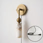 Harlin Alabaster Plug-in Wall Sconce