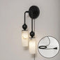 Harlin Alabaster Plug-in Wall Sconce