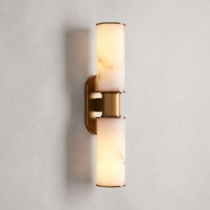 Vesia Vertical Alabaster Sconce