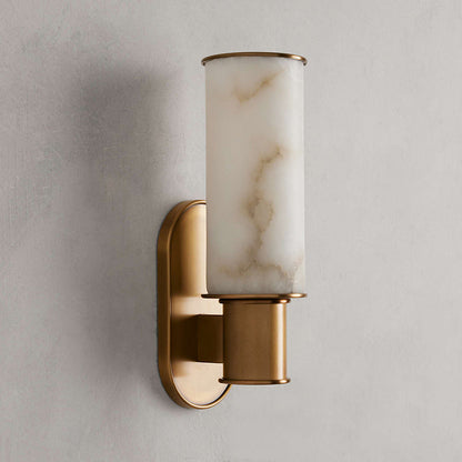 Vesia Vertical Alabaster Sconce