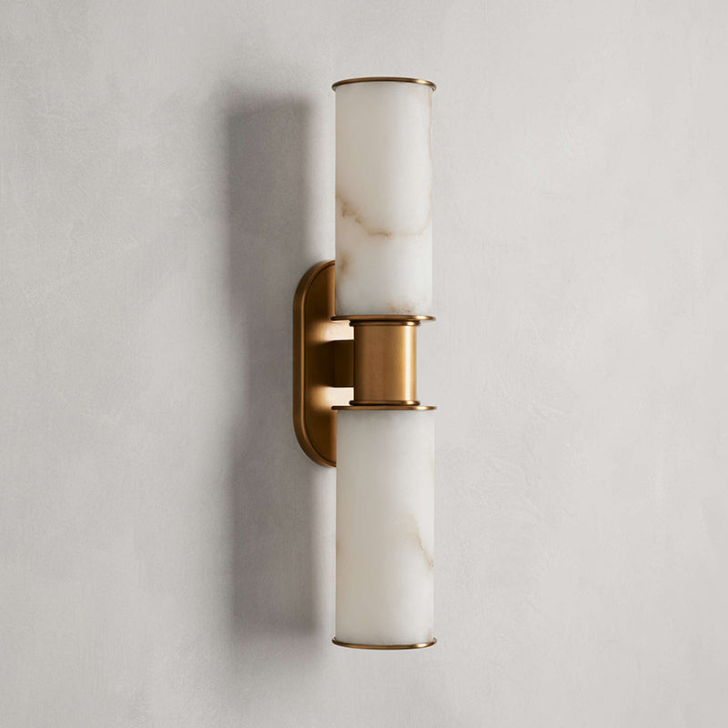 Vesia Vertical Alabaster Sconce