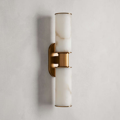 Vesia Vertical Alabaster Sconce