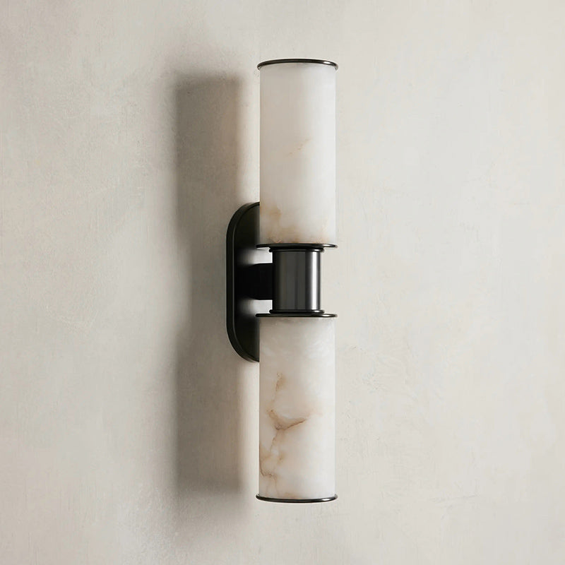 Vesia Vertical Alabaster Sconce