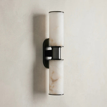 Vesia Vertical Alabaster Sconce