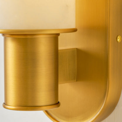 Vesia Vertical Alabaster Sconce