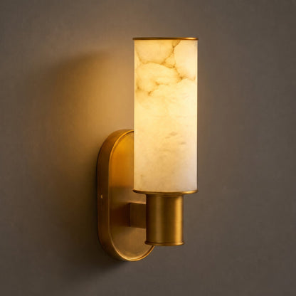 Vesia Vertical Alabaster Sconce