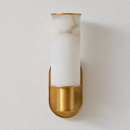 Vesia Vertical Alabaster Sconce