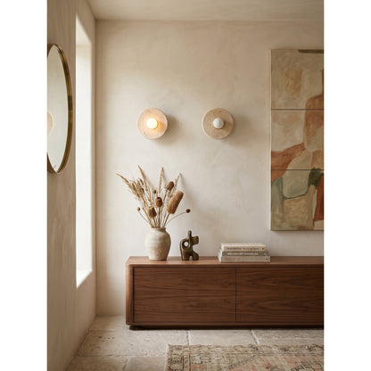 Haven Travertine Wall Sconce