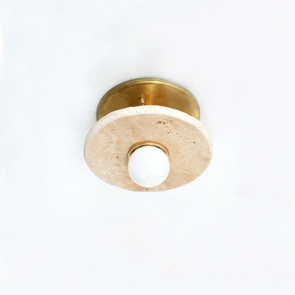 Haven Travertine Wall Sconce