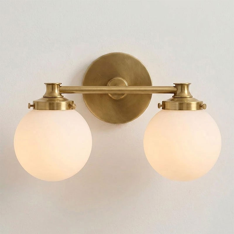 Quinara Glass Ball Wall Sconce