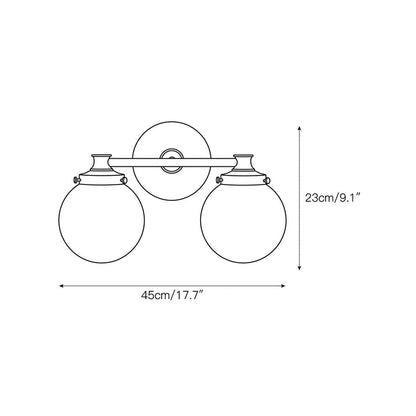 Quinara Glass Ball Wall Sconce