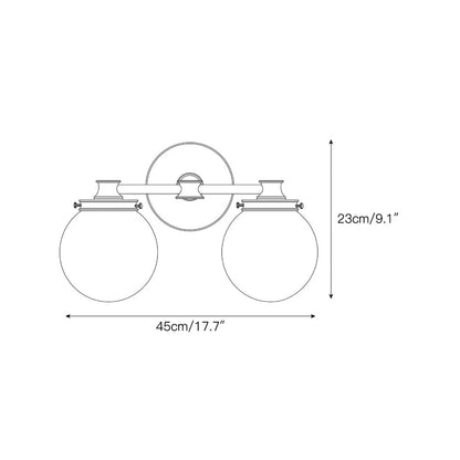 Hayes Glass Ball Wall Sconce