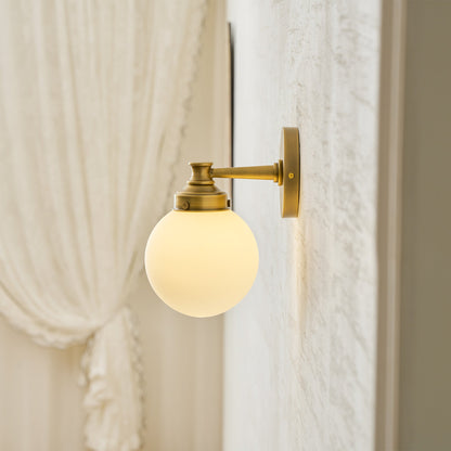 Quinara Glass Ball Wall Sconce