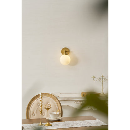Quinara Glass Ball Wall Sconce