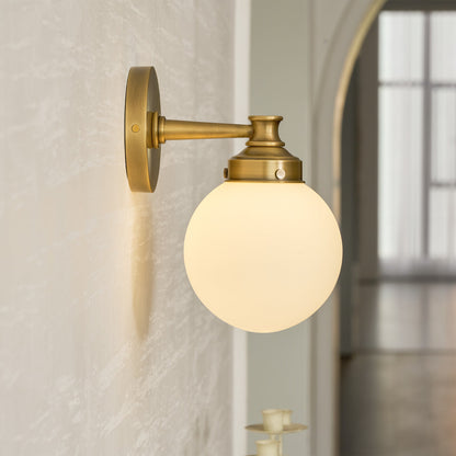 Quinara Glass Ball Wall Sconce
