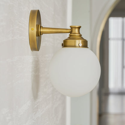 Quinara Glass Ball Wall Sconce