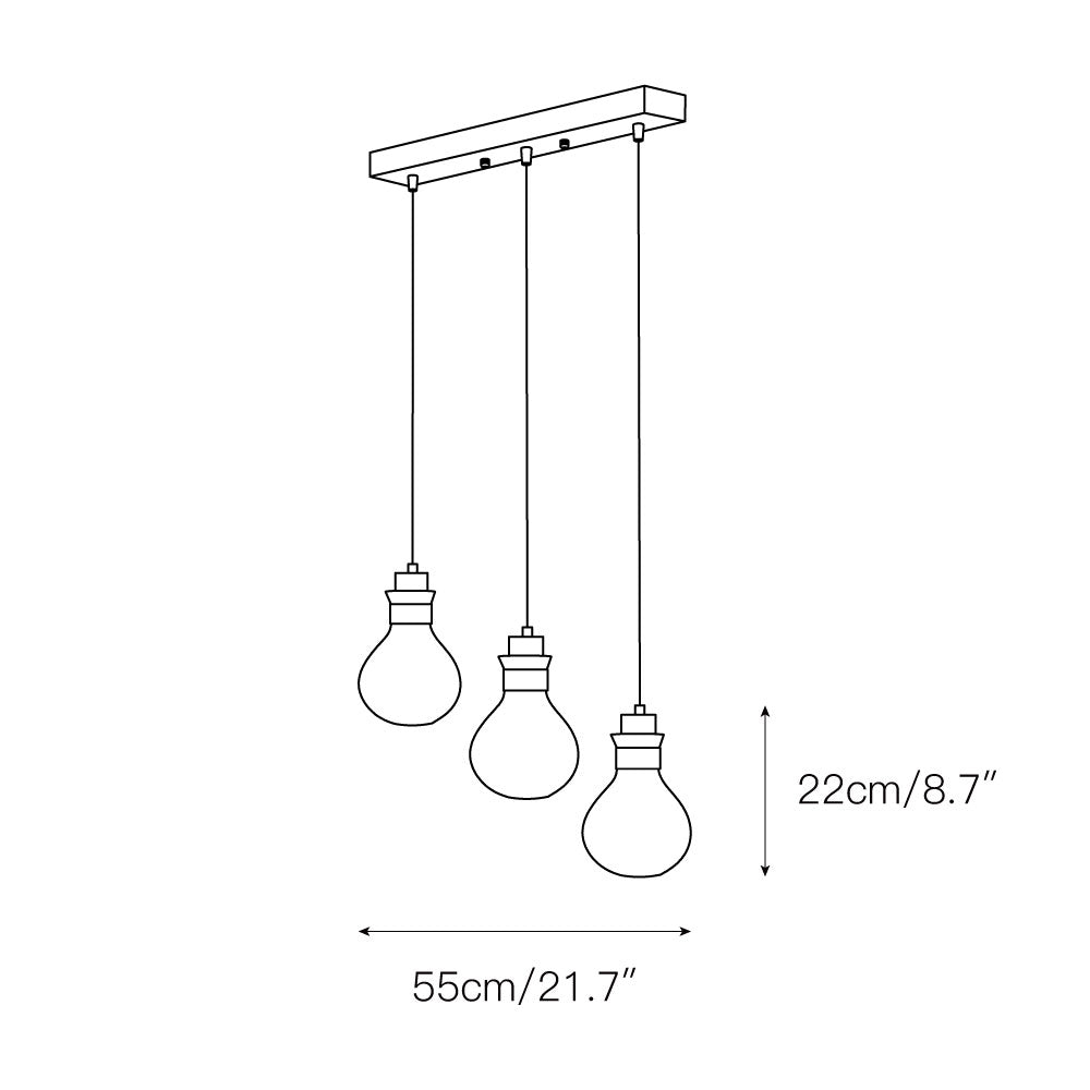 Ragnar Rope Glass Pendant Lamp