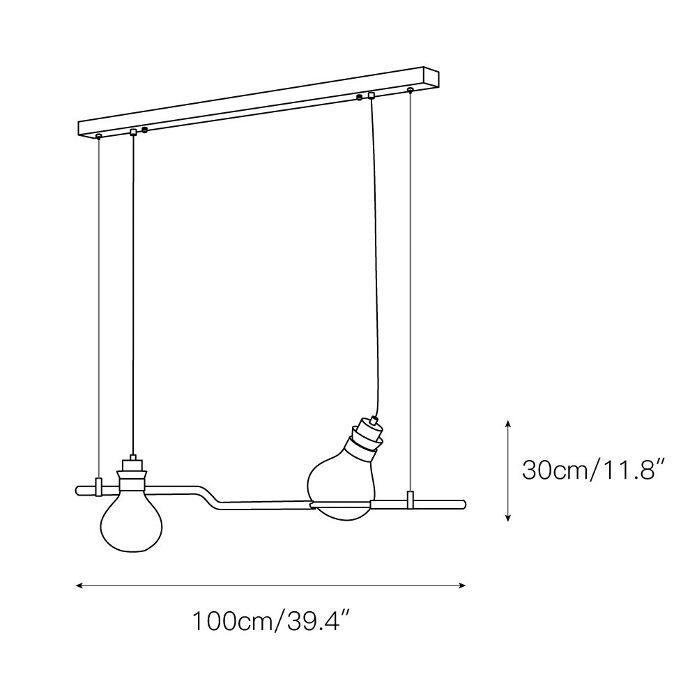 Ragnar Rope Glass Pendant Lamp