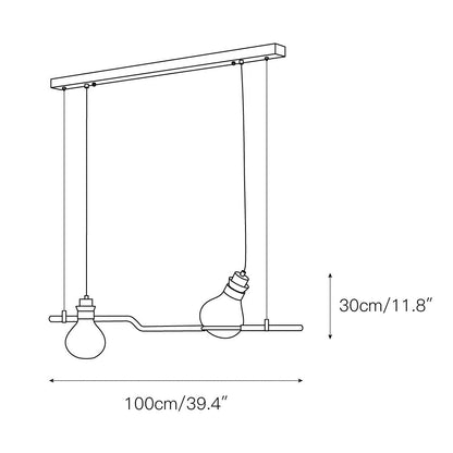 Ragnar Rope Glass Pendant Lamp