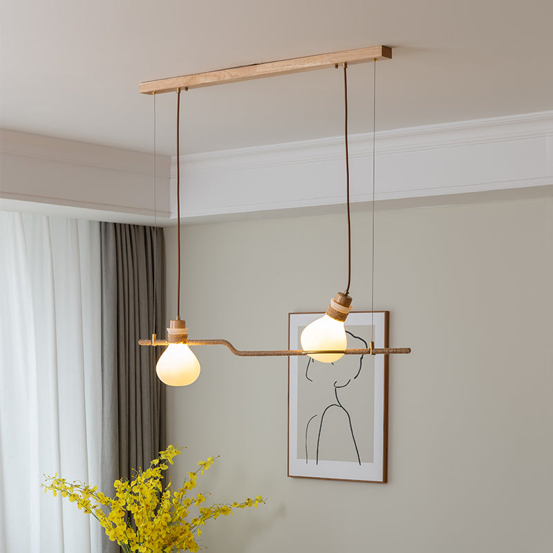 Ragnar Rope Glass Pendant Lamp