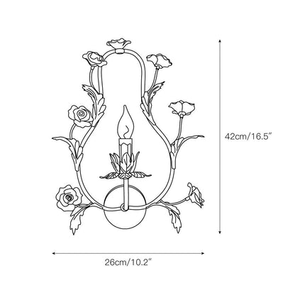 Talia Floral Wall Lamp