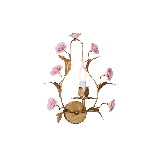 Talia Floral Wall Lamp