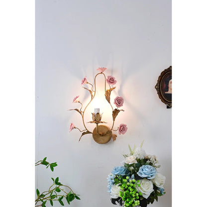 Talia Floral Wall Lamp