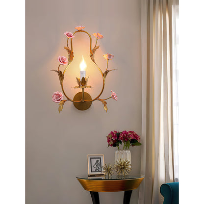 Talia Floral Wall Lamp