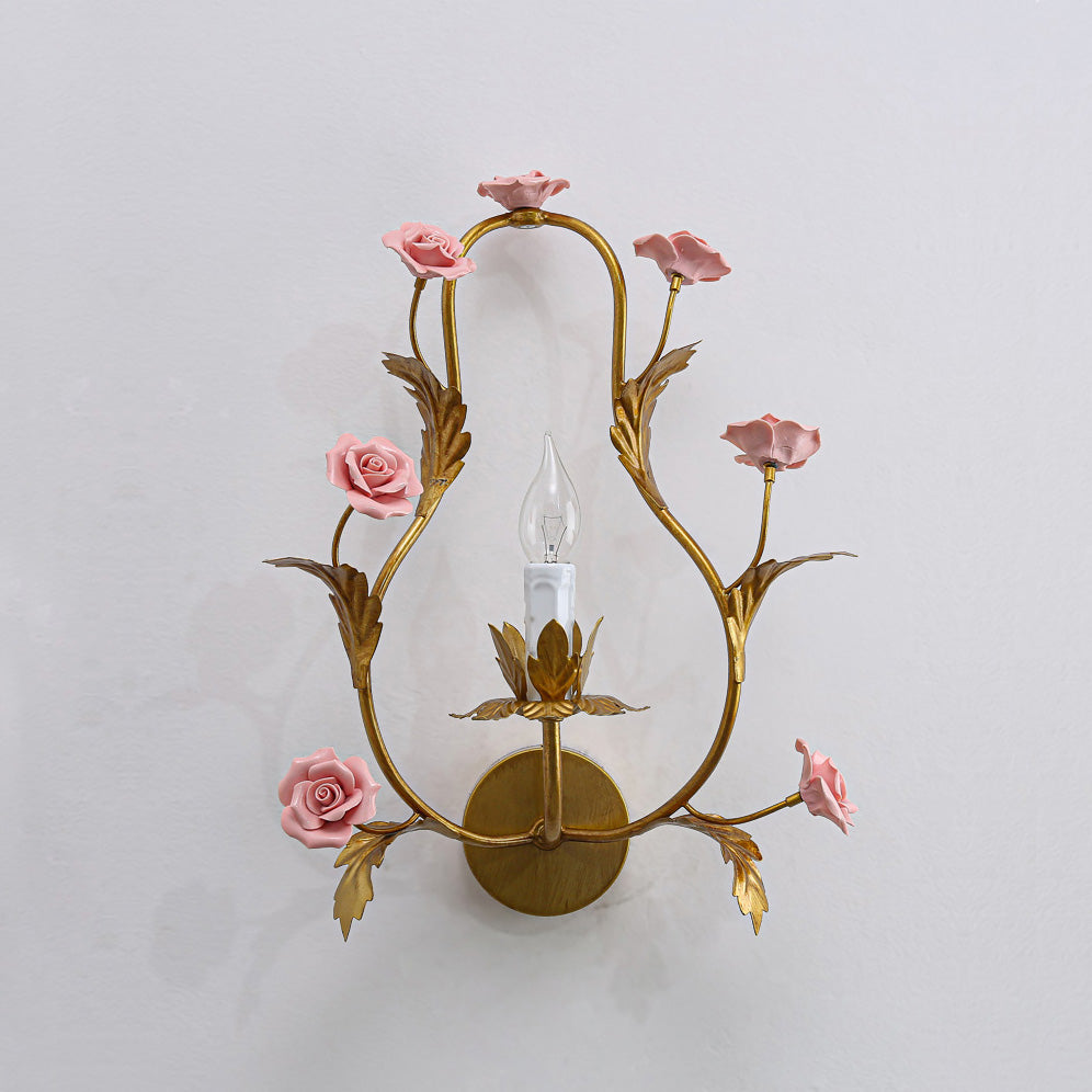 Talia Floral Wall Lamp