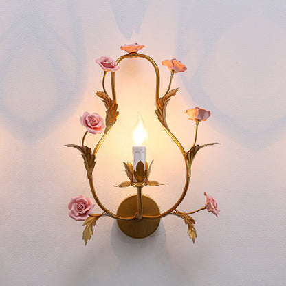 Talia Floral Wall Lamp