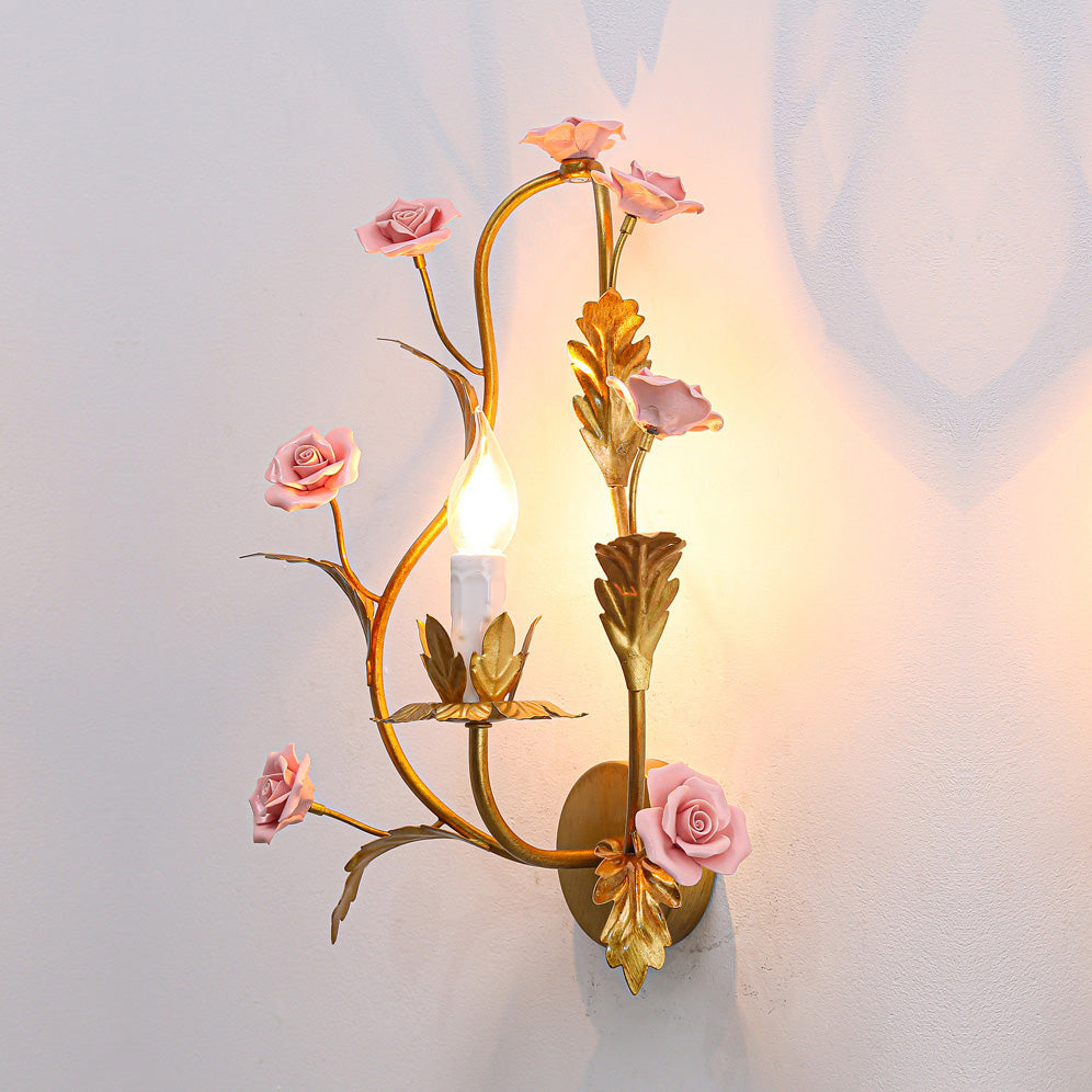 Talia Floral Wall Lamp
