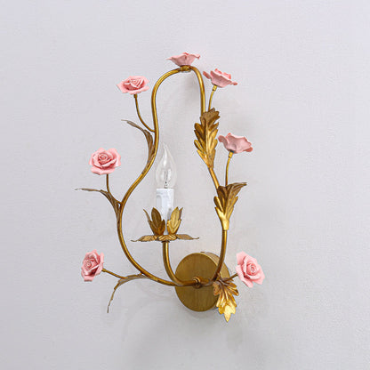 Talia Floral Wall Lamp