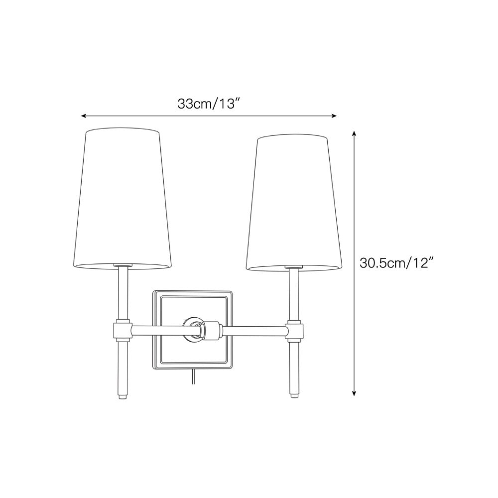 Statice Plug-in Wall Sconce
