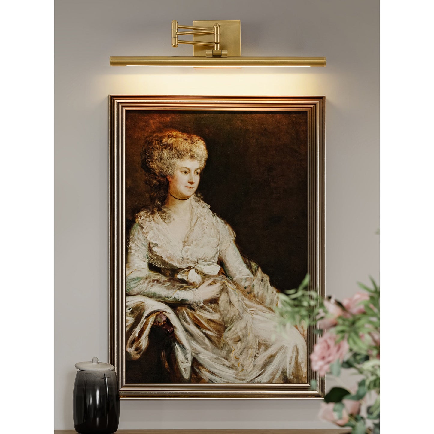 Stave Brass Wall Lamp