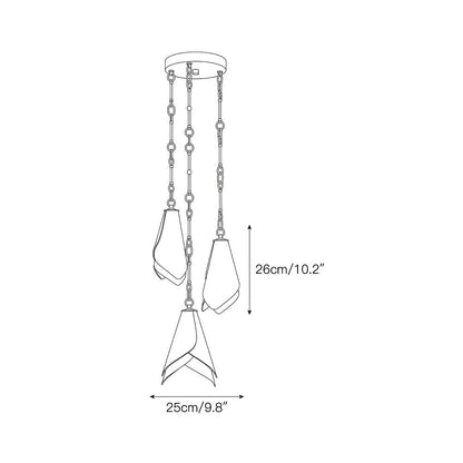 Horse Hoof Piel Pendant Lamp