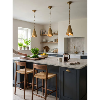 Horse Hoof Piel Pendant Lamp