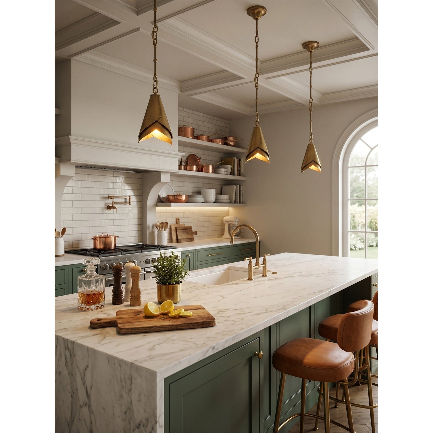 Horse Hoof Piel Pendant Lamp